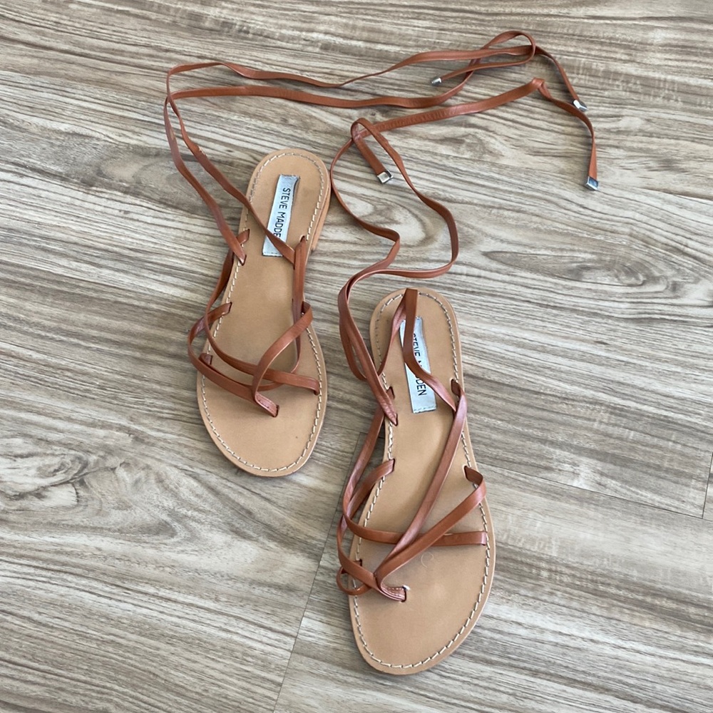Steve Madden wrap sandals